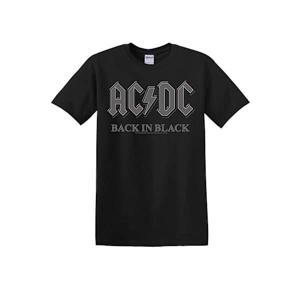 AC/DC Back in Black T-Paita Black S