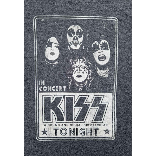 Kiss - Concert Poster   T-Shirt Grey M