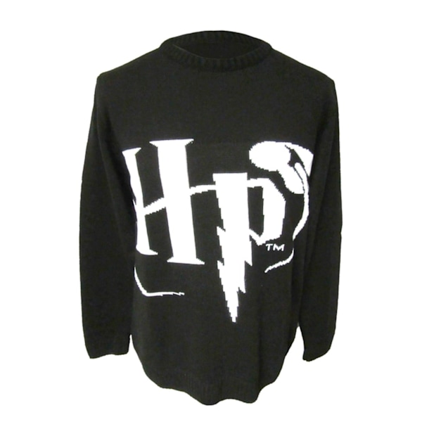 Harry Potter Strikket genser /Jumper Black L