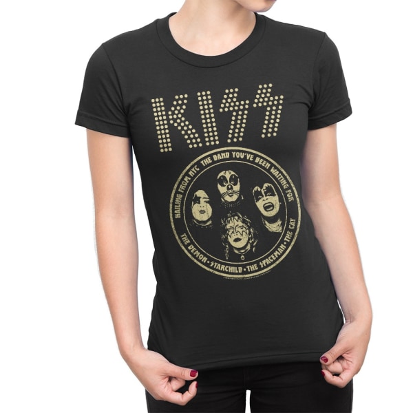 Kiss - Band  Ladies T-Shirt Black M