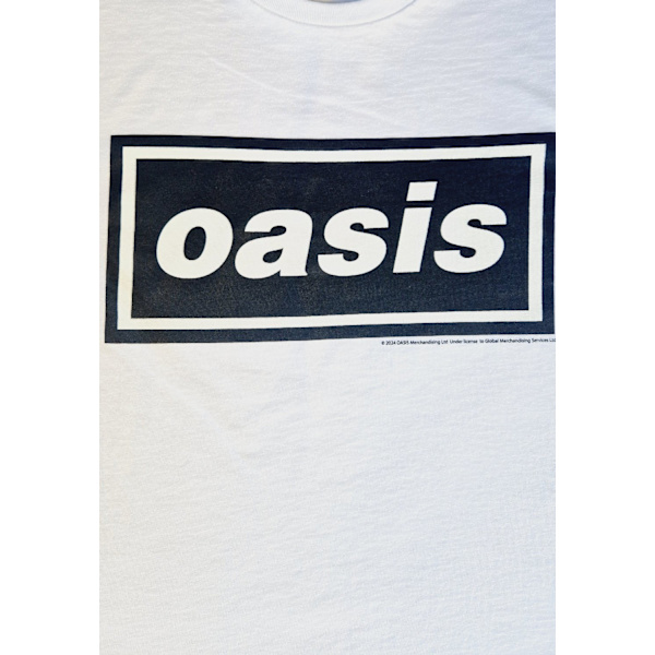 Oasis Decca Logo  T-Shirt White XXXL