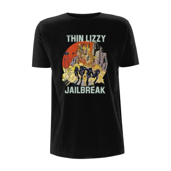 Thin Lizzy - Jailbreak Explosion  T-Shirt Black S