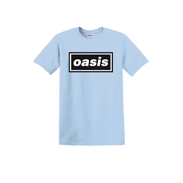 Oasis Decca Logo  T-Shirt Blue M