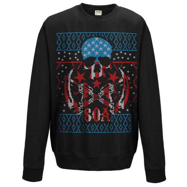 Sons Of Anarchy Christmas Reaper  Sons Of Anarchy Sweatshirt Black L