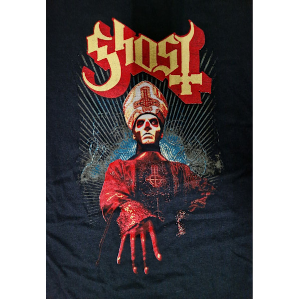 Ghost Papa Worship  T-Shirt Black S