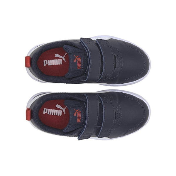 Lågskor Puma Courtflex V2 V PS Vit,Grenade 27.5
