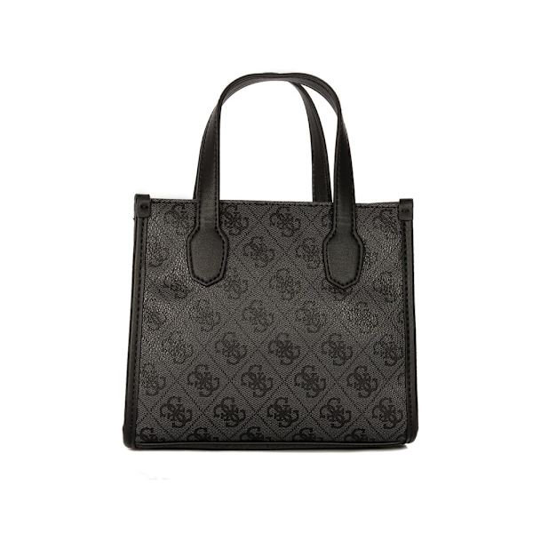 Käsilaukut Guess Silvana Mini Tote Mustat,Grafiitin väriset