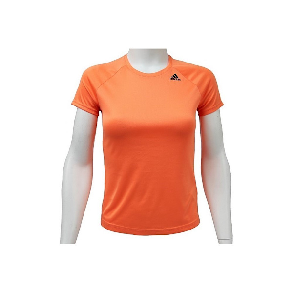 T-paidat Adidas D2M Tee Lose Oranssin väriset 152 - 157 cm/XS