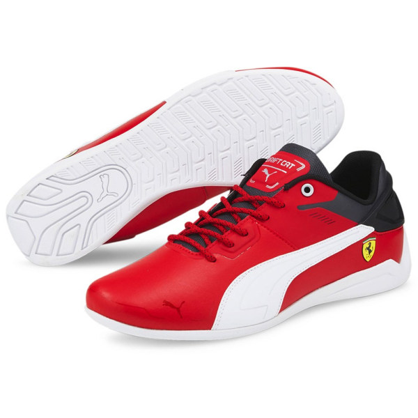 Lågskor Puma Ferrari Drift Cat Delta Vit,Röda 42.5