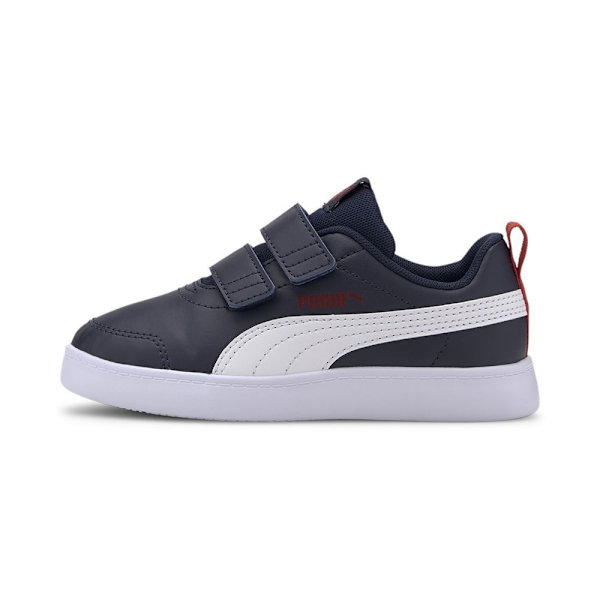 Lågskor Puma Courtflex V2 V PS Vit,Grenade 27.5