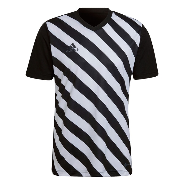 T-shirts Adidas Entrada 22 Sort,Hvid 182 - 187 cm/XL
