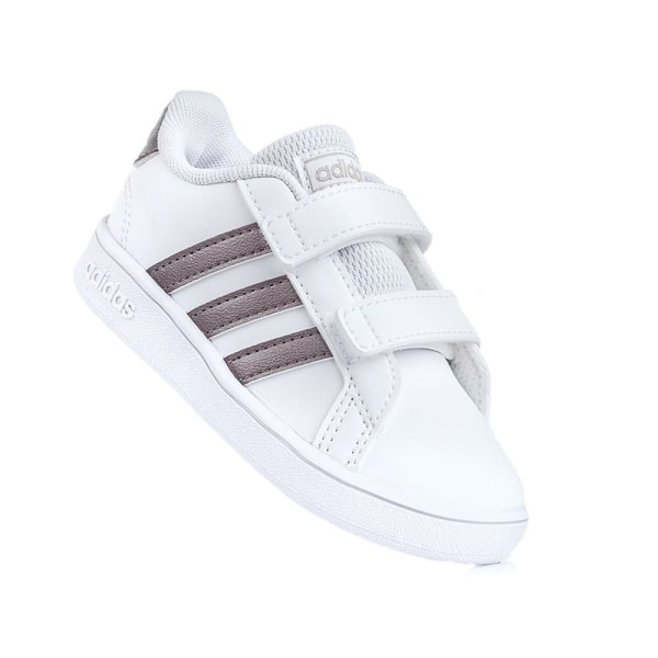 Lågskor Adidas Grand Court I Vit,Lila 20