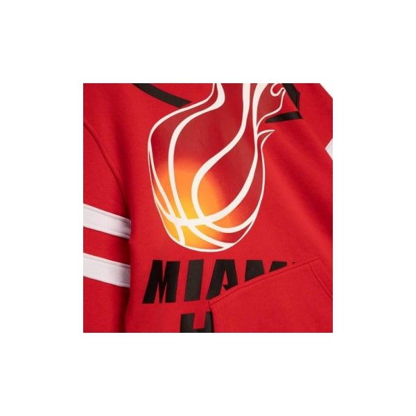 Sweatshirts Mitchell & Ness Nba Miami Heat Röda 173 - 177 cm/S