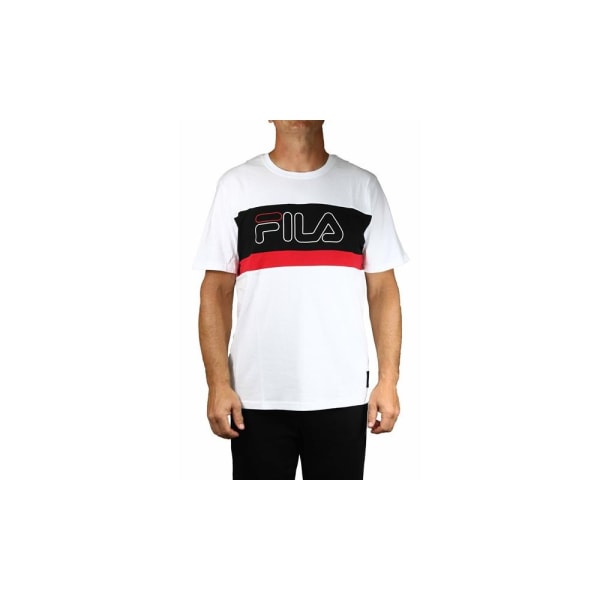 T-paidat Fila Men Laurens Tee Mustat,Punainen,Valkoiset 180 - 185 cm/L