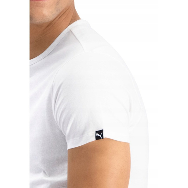 T-paidat Puma Basic 2p Crew Tee Valkoiset 188 - 191 cm/XL