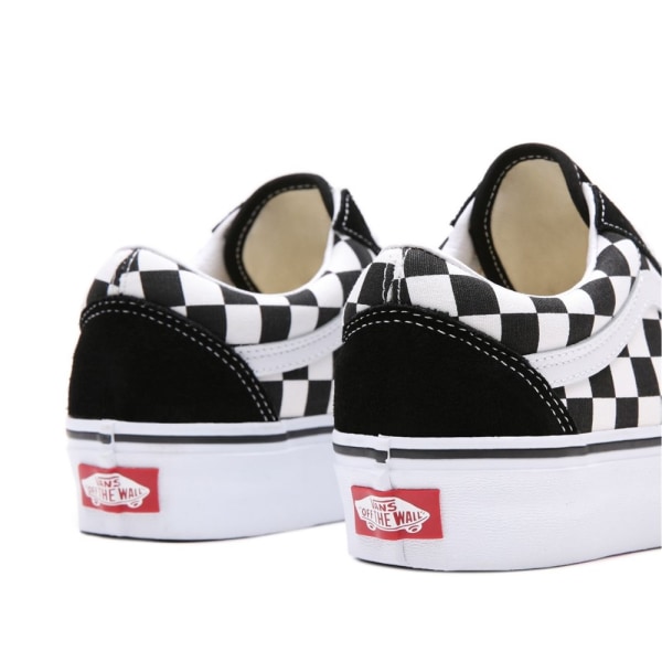 Lenkkitossut Vans UA Old Skool Platform Checkerboard Mustat 37