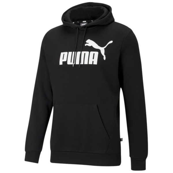 Puserot je Fleecet Puma Essential Big Logo Hoody Mustat 176 - 181 cm/M