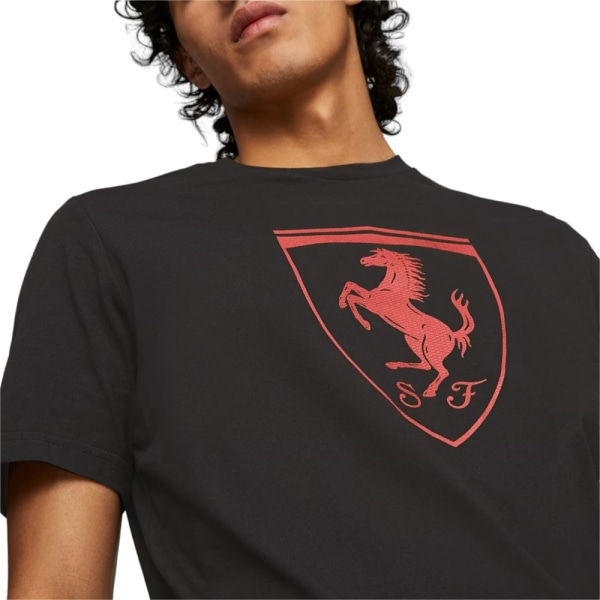 T-shirts Puma FERRARI RACE TONAL BIG SHIELD Sort 188 - 191 cm/XL