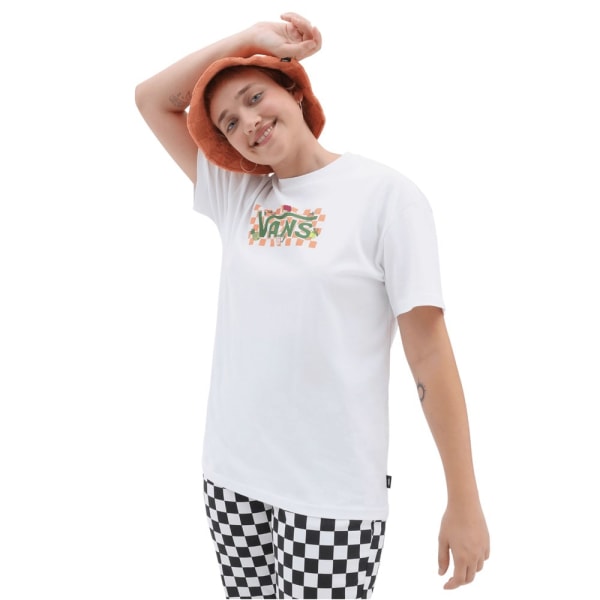 T-paidat Vans Fruit Checkerboard Box Logo Valkoiset 163 - 167 cm/S