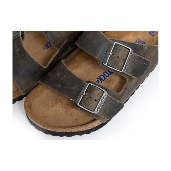 Tøffel Birkenstock Arizona Grå 42