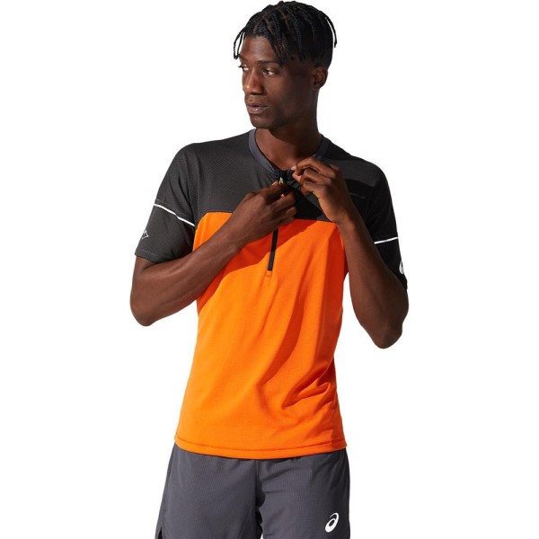 Shirts Asics Fujitrail Orange 178 - 182 cm/M