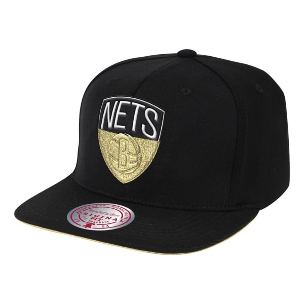 Mössar Mitchell & Ness Nba Brooklyn Nets Svarta Produkt av avvikande storlek