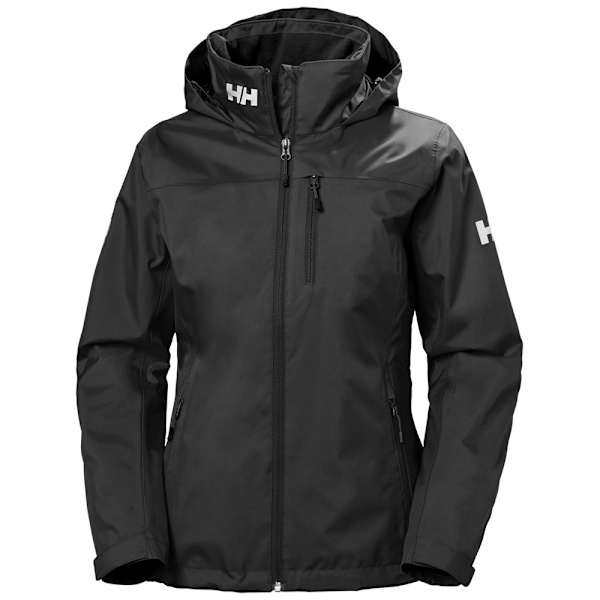 takki Helly Hansen W Vrew Hoodie Midlayer Jacket Mustat 166 - 170 cm/M