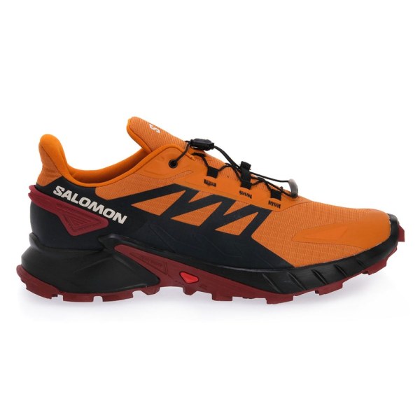 Sneakers low Salomon Supercross 4 Sort,Orange 43 1/3
