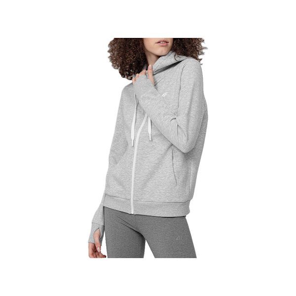 Puserot je Fleecet 4F BLD353 Harmaat 162 - 165 cm/XS