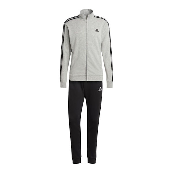 Træningsdragter Adidas 3-stripes French Terry Sort,Grå 176 - 181 cm/L
