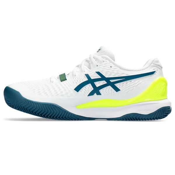 Lågskor Asics Gel-resolution 9 Clay White Restful Teal Vit 46