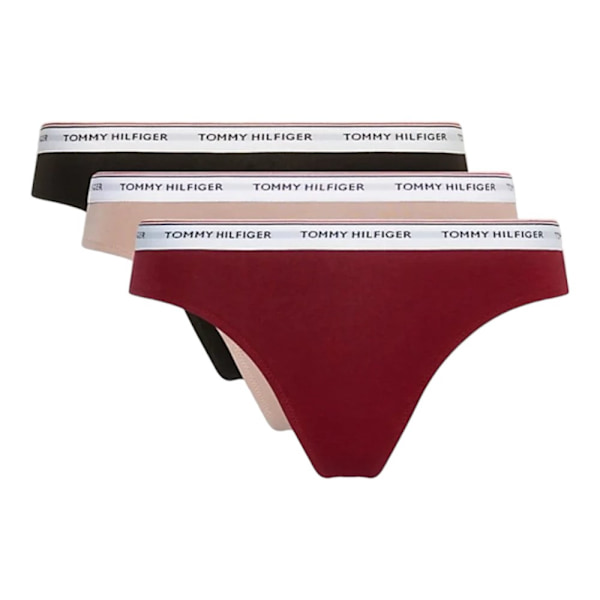 Majtki Tommy Hilfiger UW0UW048940R3 Sort,Kirsebær,Pink S