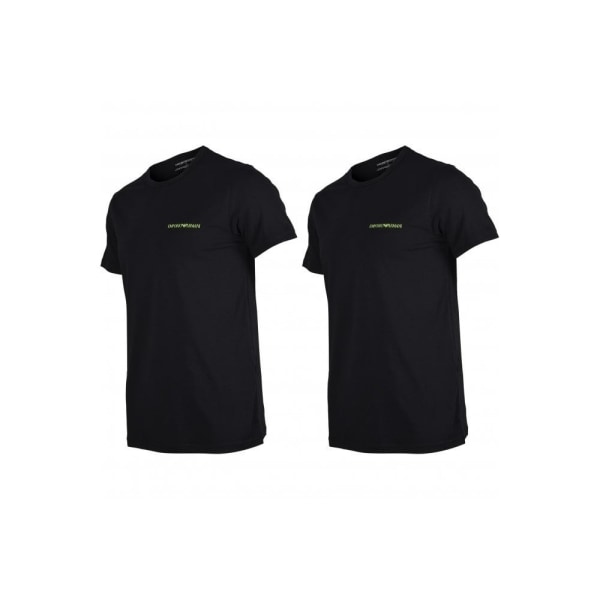 Shirts Armani 2PACK Svarta 184 - 188 cm/XL