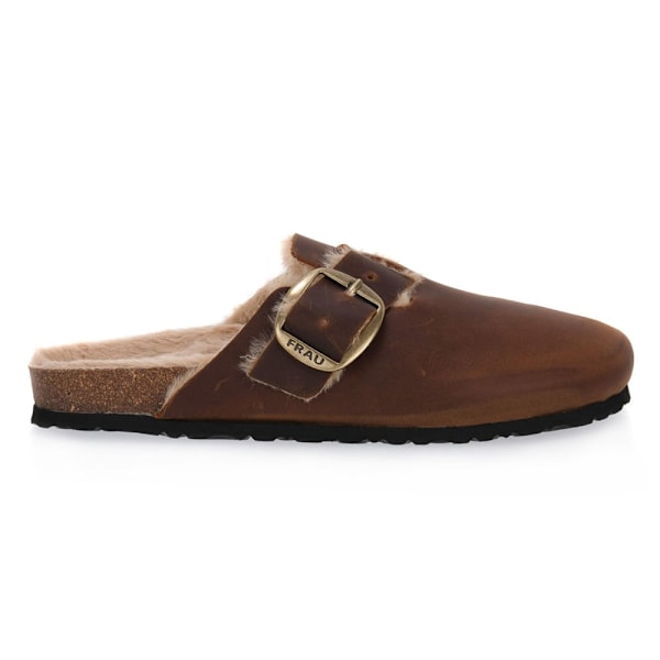 Tøffel Frau Crazy Cognac Brun 41
