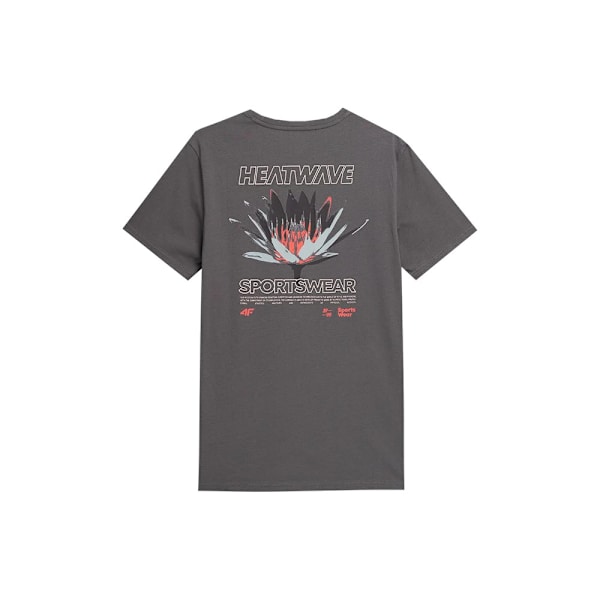 T-shirts 4F M355 Grå 176 - 179 cm/M
