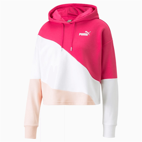 Puserot je Fleecet Puma Power Cat Hoodie Beesit,Valkoiset,Vaaleanpunaiset 176 - 181 cm/L
