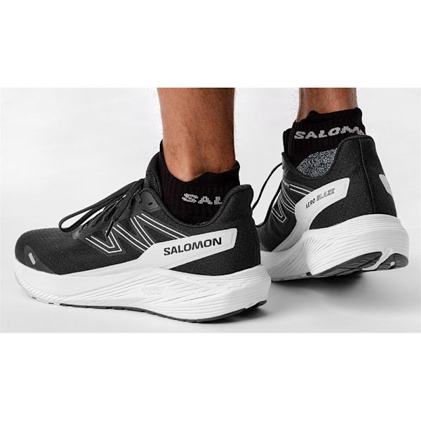 Sneakers low Salomon Aero Blaze Sort,Grå 41 1/3