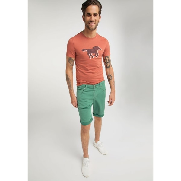 T-paidat Mustang Aaron C Print Oranssin väriset 188 - 193 cm/XXL