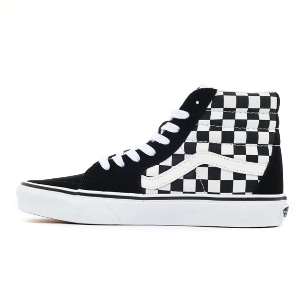 Sko Vans SK8 HI Checkerboard Sort,Hvid 40.5