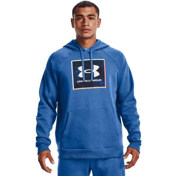 Sweatshirts Under Armour Rival Fleece Graphic Hoodie Blå 178 - 182 cm/M