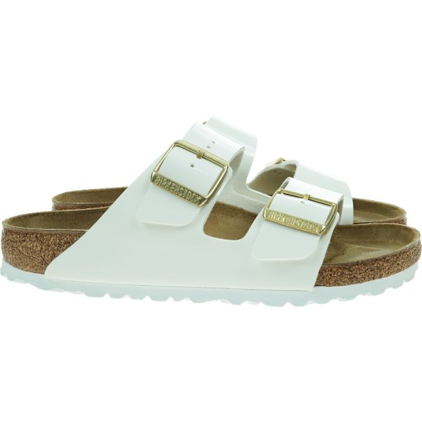 Rantakengät Birkenstock Arizona BF Patent Valkoiset 38