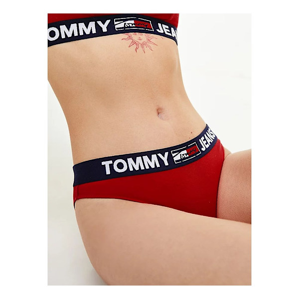 Majtki Tommy Hilfiger UW0UW02773XLG Tummanpunainen S