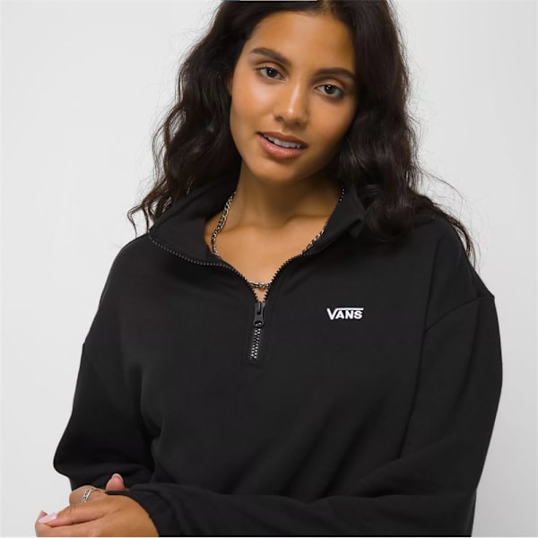 Sweatshirts Vans Left Chest Half Zip Sort 173 - 177 cm/L