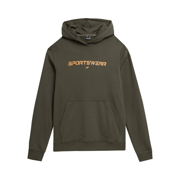 Sweatshirts 4F 4FAW23TSWSM077343S Oliv 182 - 185 cm/XL