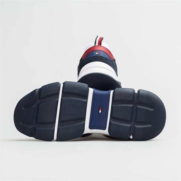 Lågskor Tommy Hilfiger Chunky Material Mix Vit,Grenade,Röda 40