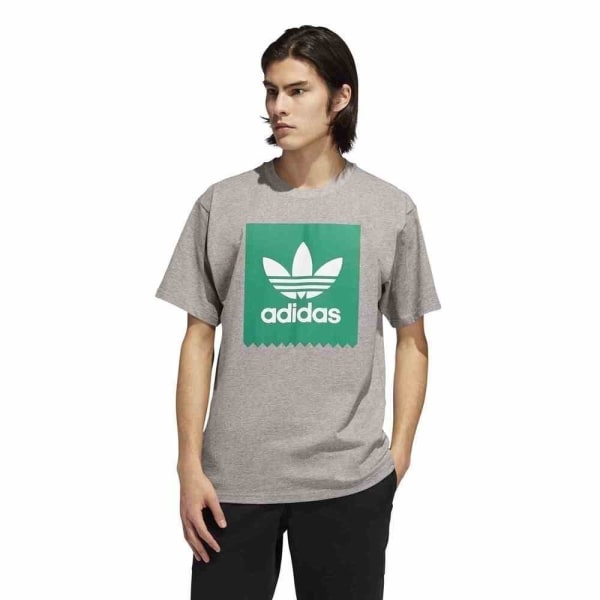 T-shirts Adidas Originals Solid BB Grå 176 - 181 cm/L