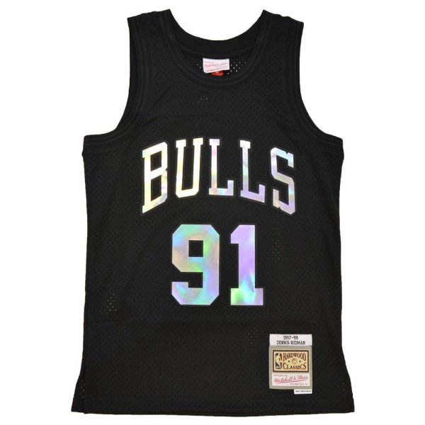 Shirts Mitchell & Ness Nba Dennis Rodman Chicago Bulls 97 Svarta 188 - 192 cm/XL