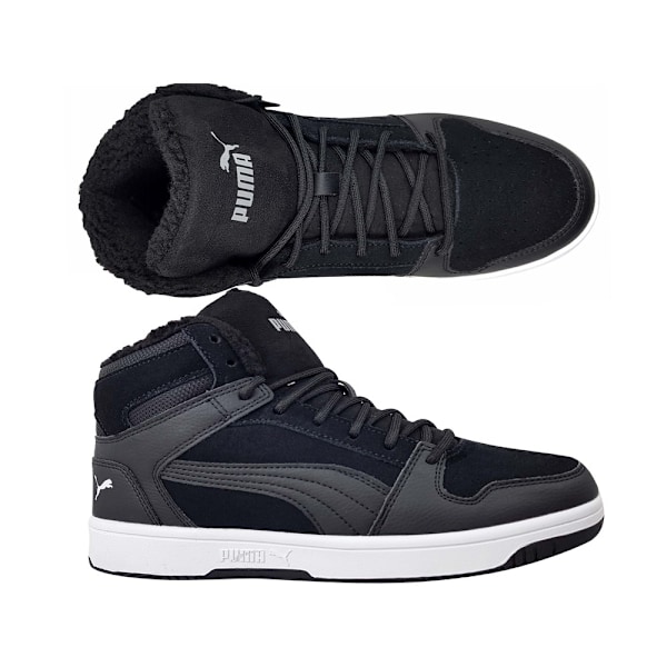 Kengät Puma Rebound Joy Fur SD JR Mustat 35.5