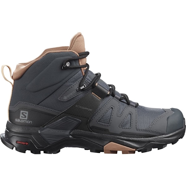 Kengät Salomon X Ultra 4 Mid Gtx W Vaaleanpunaiset,Harmaat 40 2/3