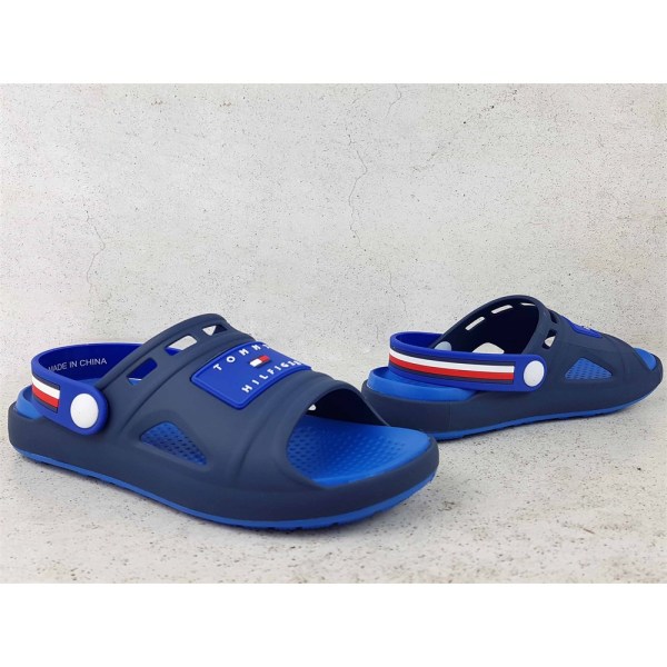 Sandaler Tommy Hilfiger Stripes Comfy Sandal Grenade 34